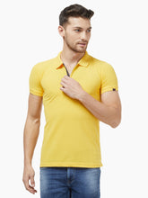 Gold polo t shirt